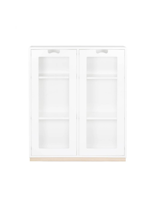 Snow E Cabinet: Glass Doors