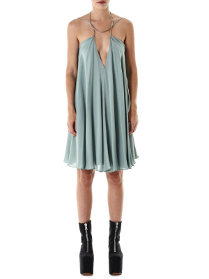 Double-strap Silk Dress (s250-r55-623)