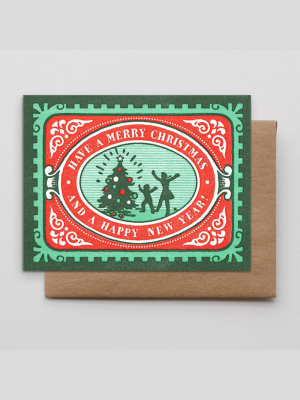 Festive Christmas Stamp