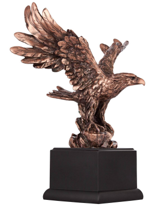 Kensington Hill Perched American Eagle 11 1/2" High Table Sculpture