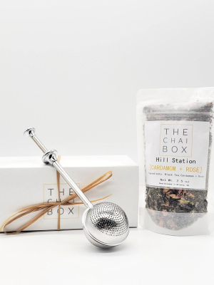 The Chai Box Hill Station [cardamom + Rose] Gift Set