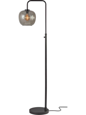 Ashland Floor Lamp Brushed Steel