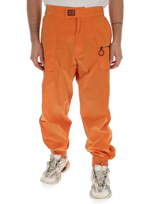 Off-white  Pocketed Side Logo Stripe Track Pants