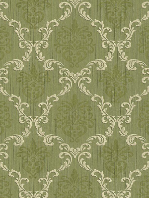 Floral Trellis Wallpaper In Green Design By Bd Wall