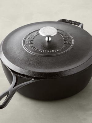 Lodge Blacklock Triple Seasoned Cast-iron Saute Pan, 4-qt.