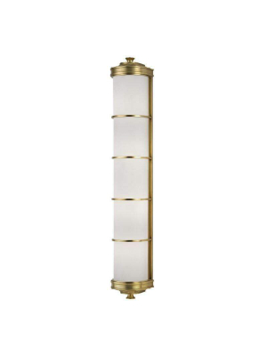 Albany 4 Light Wall Sconce Aged Brass