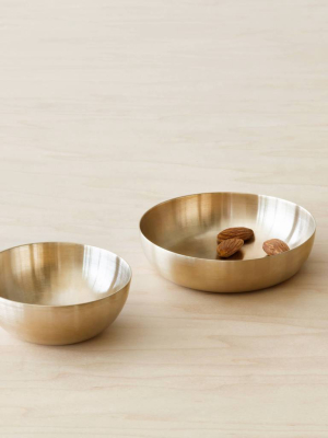 Dasar Bronze Bowls - Set Of 2