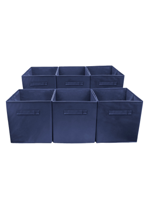 Sorbus Cube Storage Box Navy