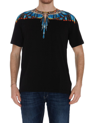 Marcelo Burlon County Of Milan Grizzly Wings Crewneck T-shirt