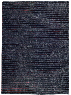 Goa Collection New Zealand Wool Area Rug In Grey