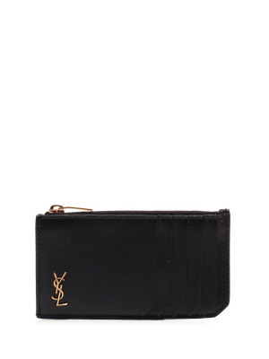 Saint Laurent Monogram Zipped Cardholder