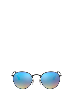 Ray-ban Round Flash Lenses Gradient Sunglasses