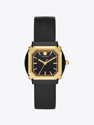 Blake Watch, Black Leather/gold, 35 Mm