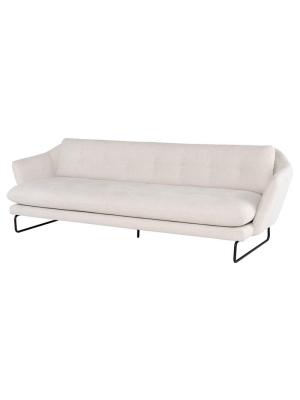 Nuevo Frankie Triple Seat Sofa - Parchment