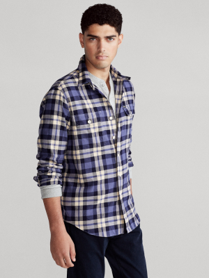 Classic Fit Plaid Performance Shirt