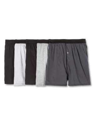 Hanes Boxer Shorts 5pk - Black