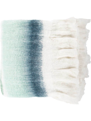 Lachlan Throw Denim/emerald/sea Foam