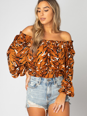 Buddylove Constance Off The Shoulder Top- Raja