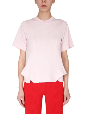 Stella Mccartney Godet-detailed T-shirt