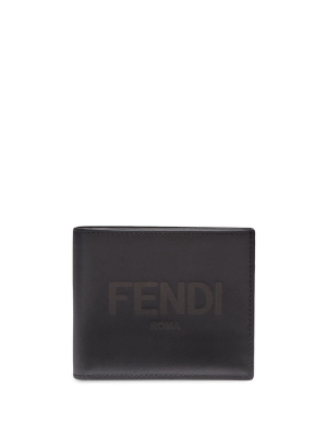 Fendi Roma Lettering Bifold Wallet