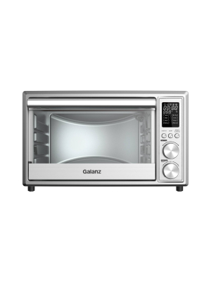 Galanz 0.9 Cu Ft 6-slice Digital Toaster Oven With Air Fry - Stainless Steel