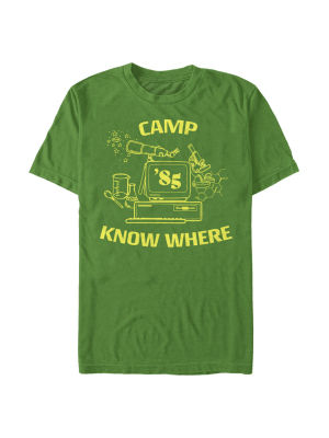 Men's Stranger Things Camp Know Where Costume T-shirt