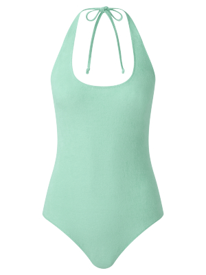 Amber Seafoam Terry Cloth Maillot