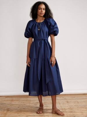 Titania Navy Smock Dress