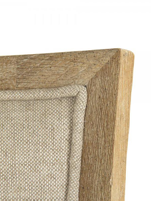 Zentique Carvell Counter Stool - Limed Grey Oak & Linen