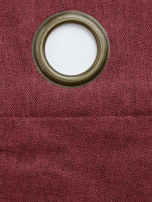 Plow & Hearth - Madison Double-blackout Grommet Curtain Pairs