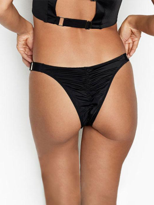 High Cut Scrunch Back Brazilian Bikini Cheeky Bottom