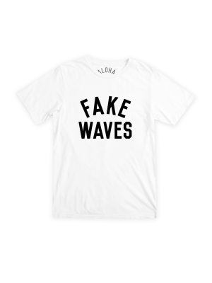 Aloha Beach Club - Fake Waves Tee White