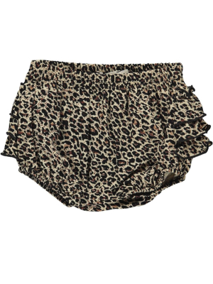 Mar Mar Leopard Ruffle Bloomer