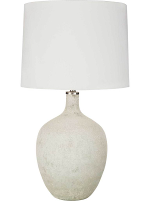 Duke Table Lamp Ivory/white