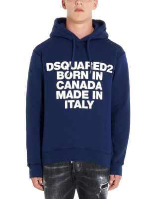 Dsquared2 Graphic Printed Hoodie