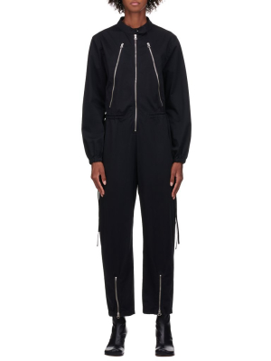 Long Sleeve Fitted Flightsuit (s52fp0063-s53976-black)
