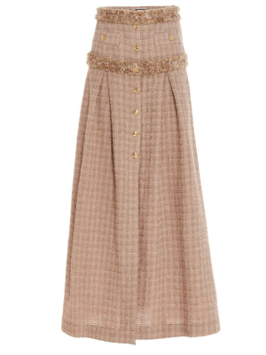 Elisabetta Franchi Button Detailed Maxi Skirt