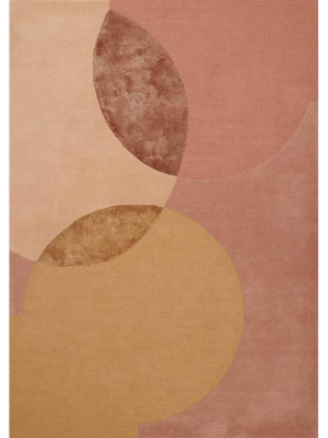 Caldera Mustard Area Rug By Linie Design