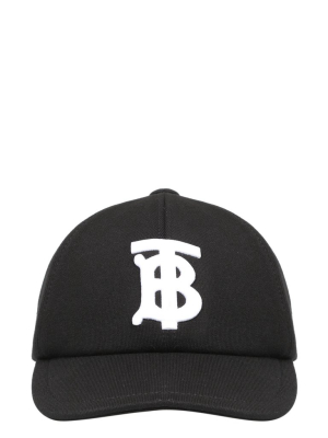 Burberry Monogram Embroidered Baseball Cap