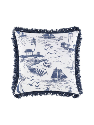 Castaway Fringe Pillow