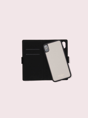 Sylvia Iphone X & Xs Magnetic Wrap Folio Case