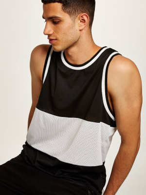 Black Mesh Panel Tank