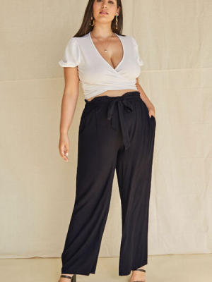 Plus Size Paperbag Mia Pants