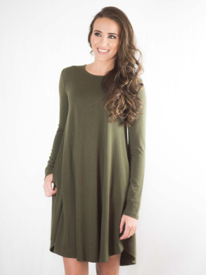 Simply Perfect Long Sleeve Dress