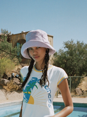 Lavender Terry Bucket Hat