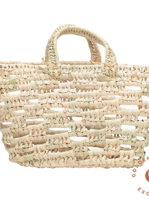 Exclusive Large Open Weave Mallorcan Tote