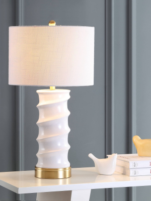 28" Ceramic Taipei Table Lamp (includes Energy Efficient Light Bulb) - Jonathan Y