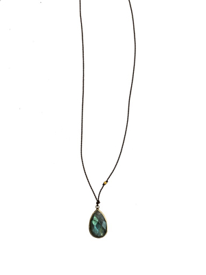 Labradorite & 14kt Gold Necklace