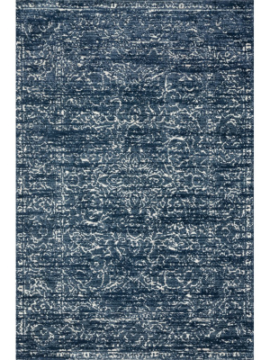 Lotus Blue Cream Rug