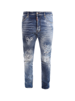 Dsquared2 Ripped-detail Skinny Jeans